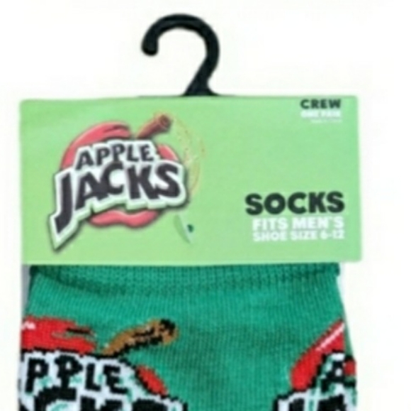 New Kellogg's Apple Jacks Cereal socks Size 6-12 - Picture 2 of 2